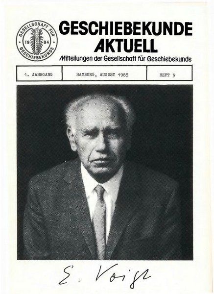 Geschiebekunde aktuell 1(3) 1985